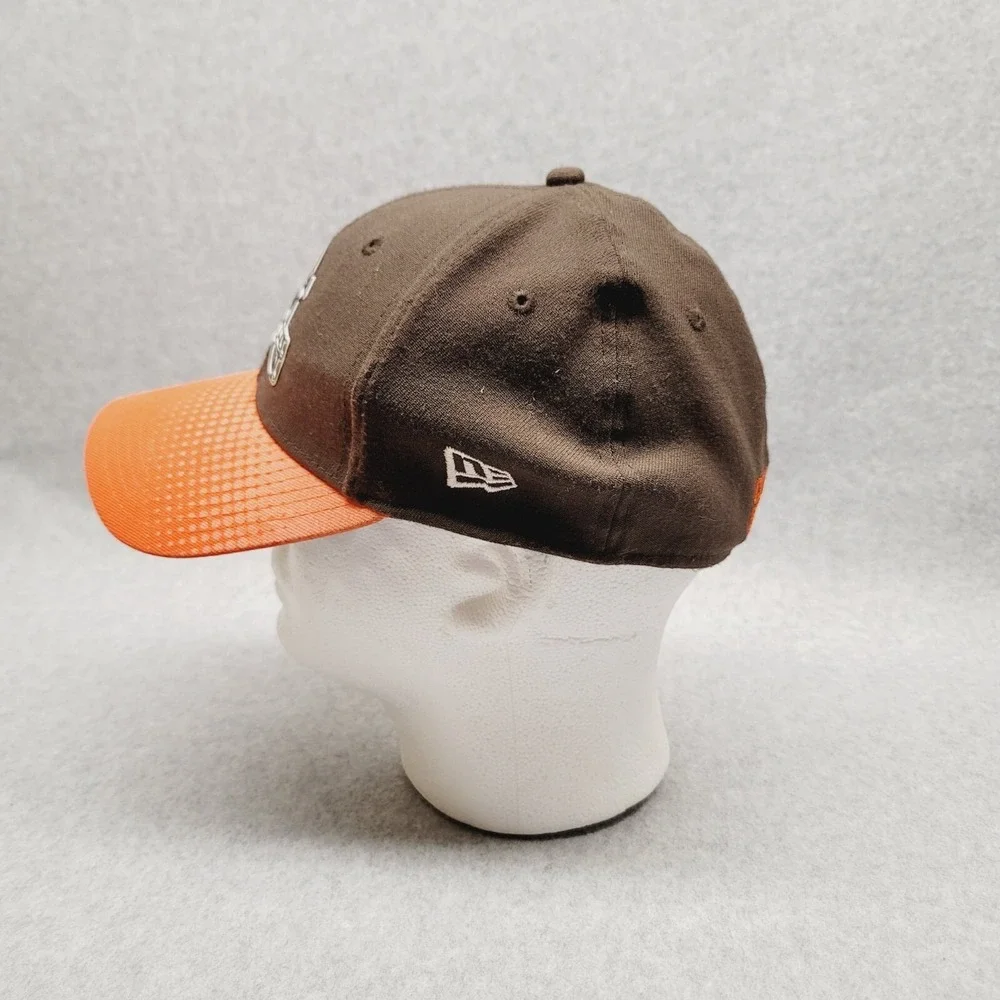 New Era 39Thirty NFL Cleveland‎ Browns Hat Orange Bill Embroidered Size S/M 3930
